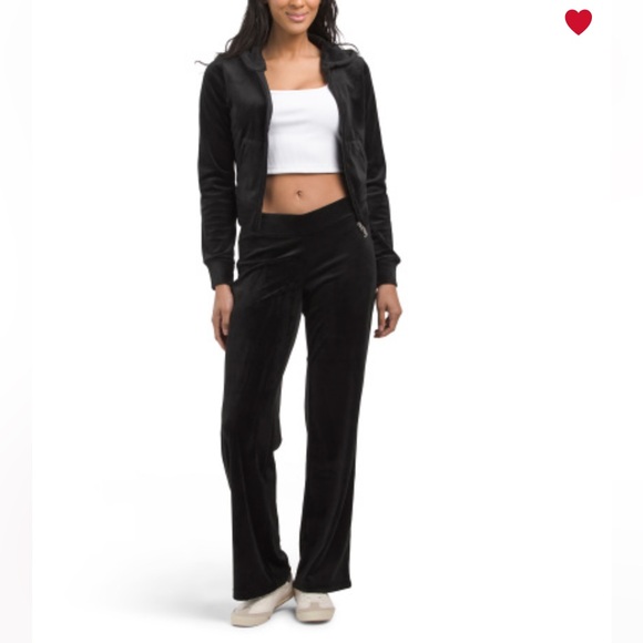 NWT Juicy Couture 2pc Classic Velour Track Set - Picture 1 of 8